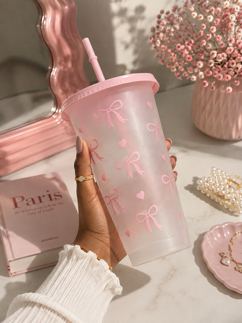 700ml Plastic Cup (Bow)