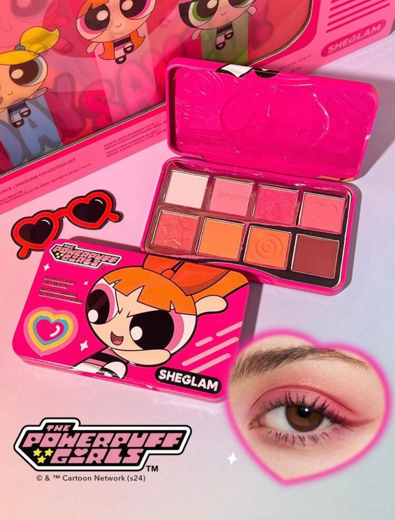 Powerpuff Girls Eyeshadow Palette (The leader)
