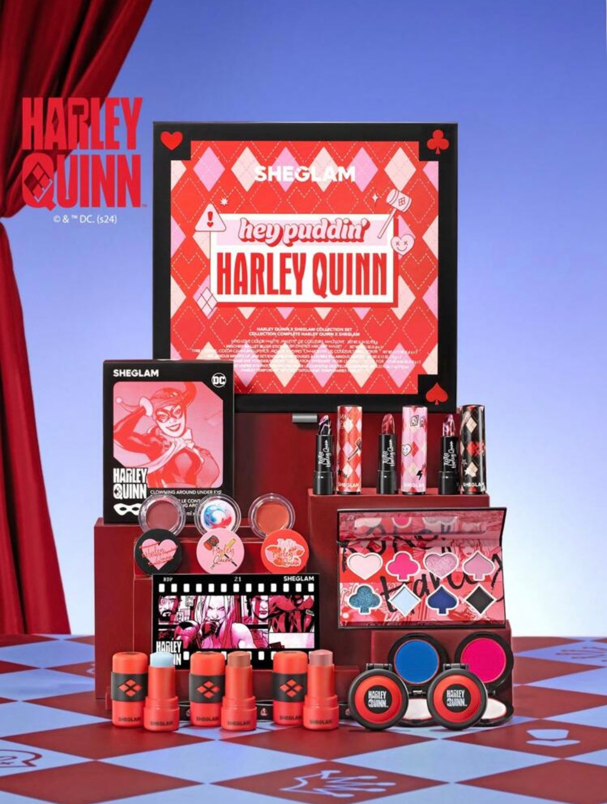 Harley Quinn Makeup Collection Set