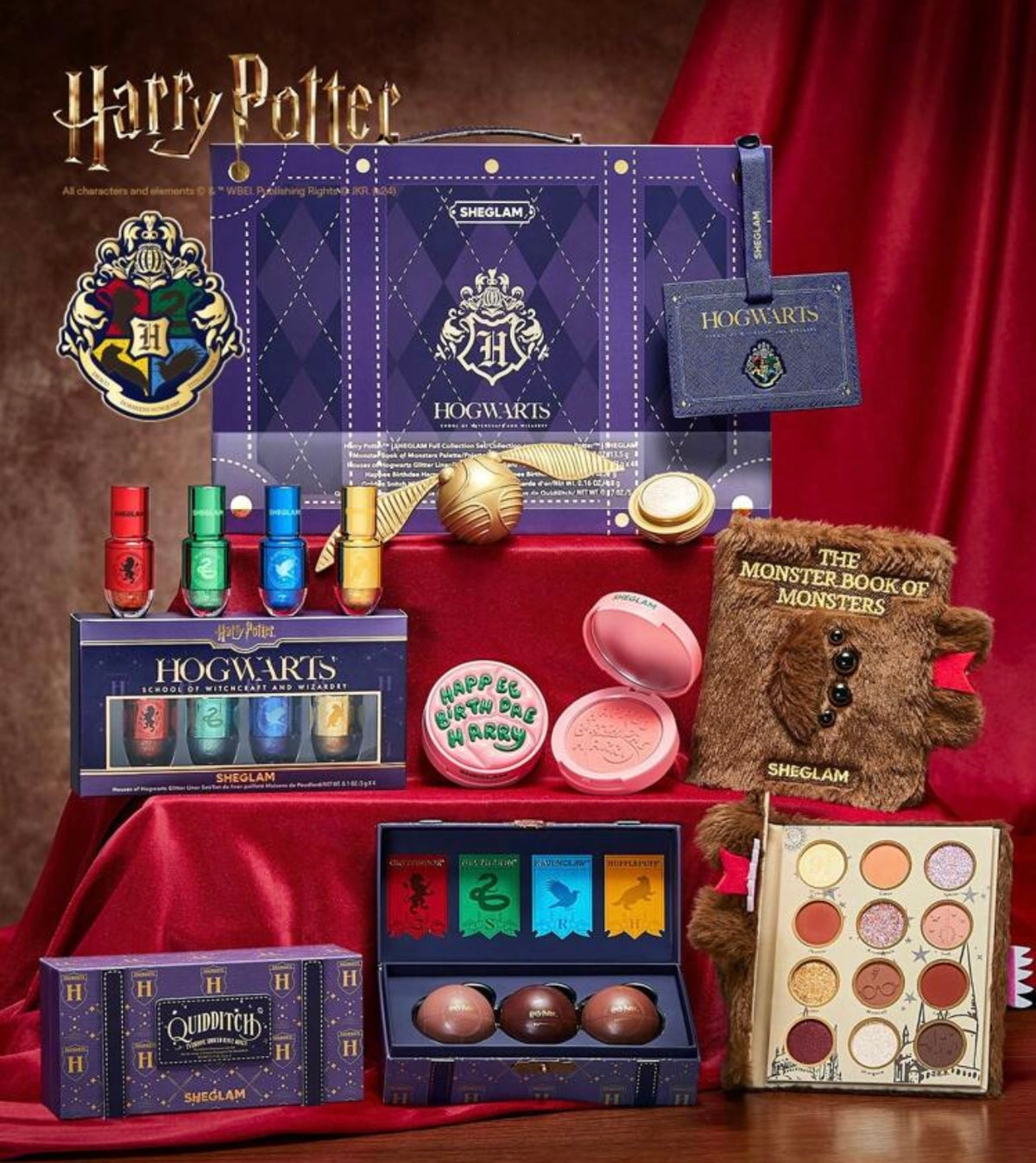 Harry Potter Hogwarts Makeup Collection Set