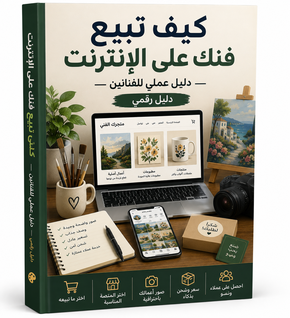 كيف تبيع فنّك على الإنترنت | How to Sell Your Art Online (Arabic)