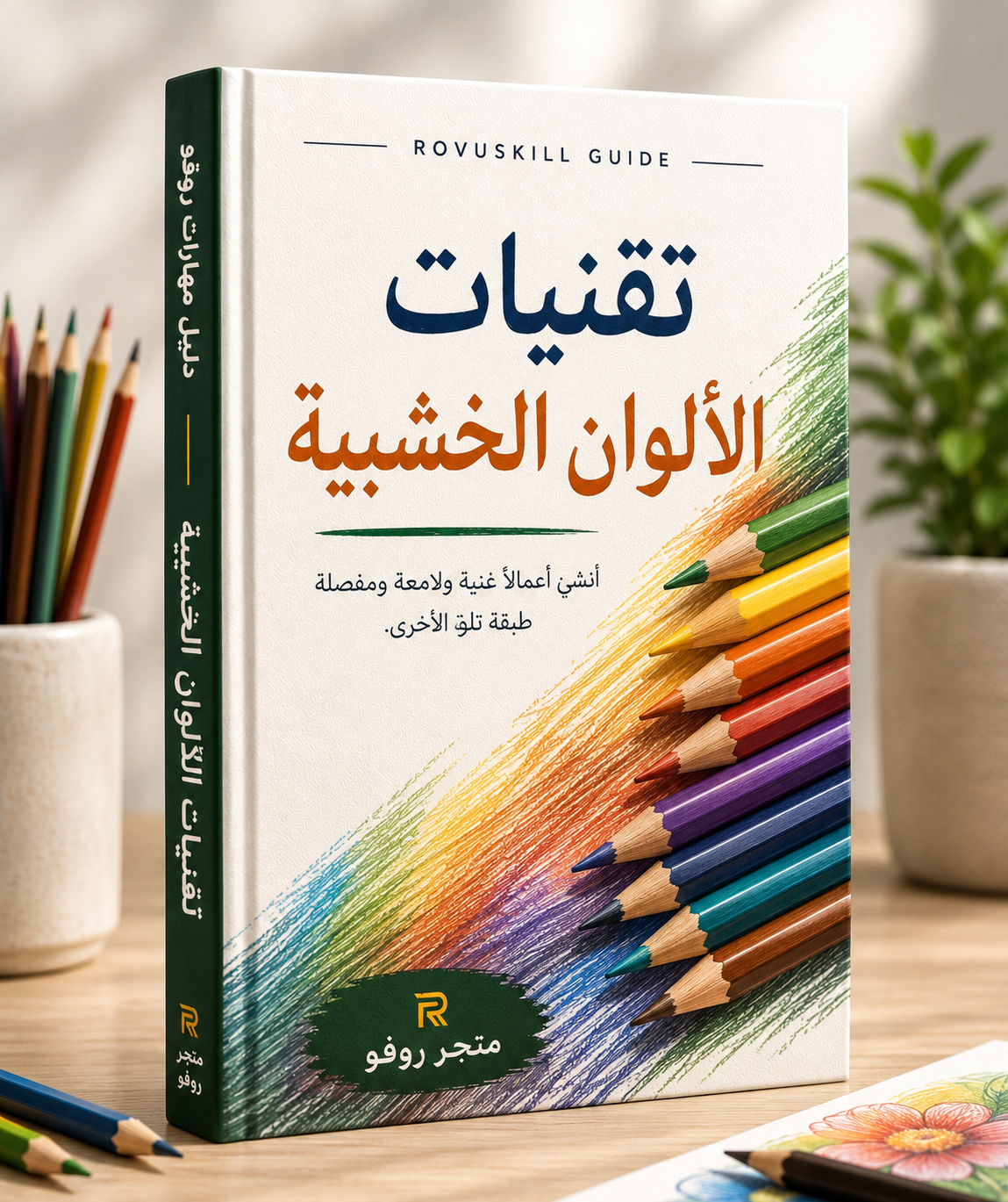 تقنيات الأقلام الملوّنة | Colored Pencil Techniques (Arabic)