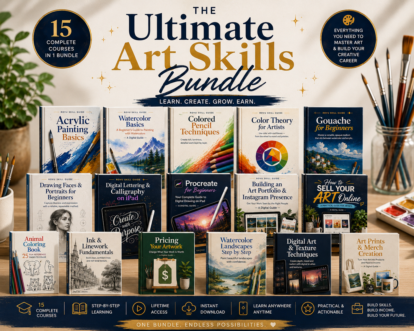 The Ultimate Art Skills Bundle ( English)